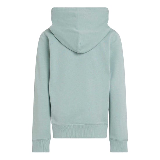 Calvin Klein Katoenen hoodie met capuchon voor kinderen (Groen) - Image 3