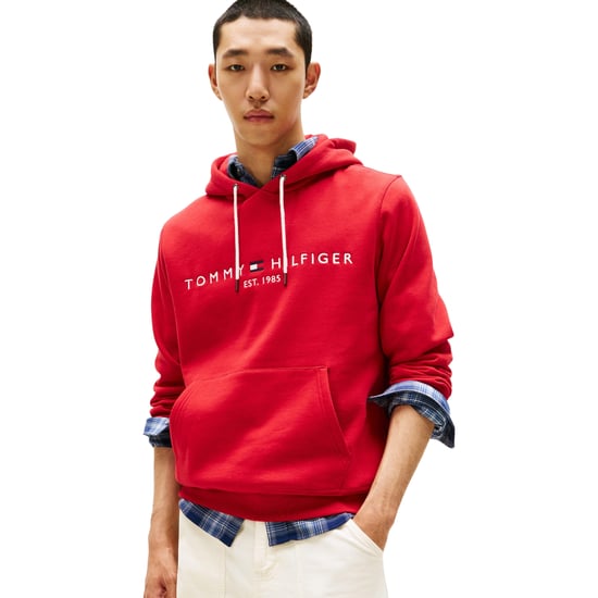 Tommy Hilfiger Herenlogo Hoodie (Rood) - Image 1