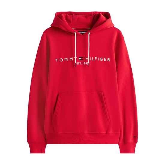 Tommy Hilfiger Herenlogo Hoodie (Rood) - Image 2