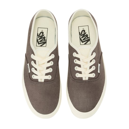 Vans Authentic Linen Turkish Coffee Brown Sneakers - Image 4