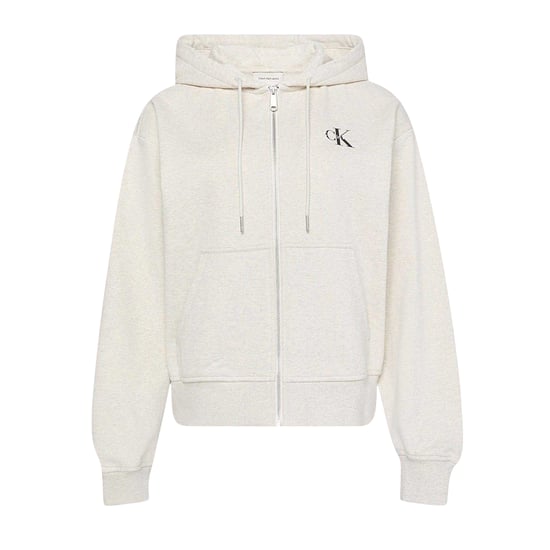 Calvin Klein Dames/Dames Full Zip Hoodie (Vanille Heide) - Image 2