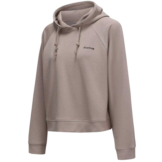 Firetrap Dames/Dames Trekkoordhoodie (Steen) - Image 3