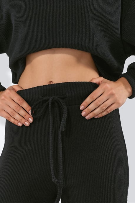 Vrouwen Elastische Taille Rechte Broek - Image 4