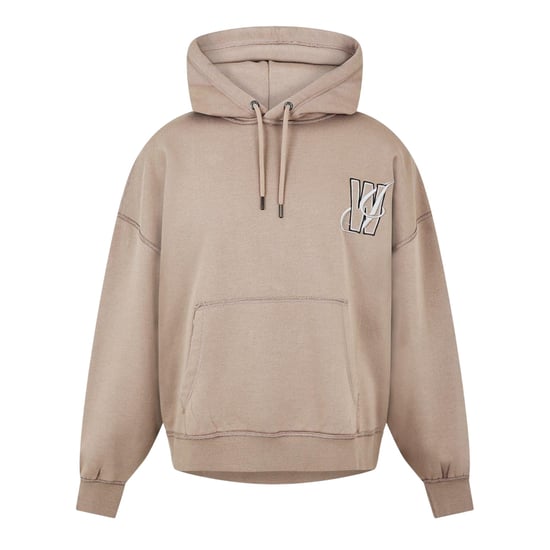 Jack Wills Herenhoodie met verlaagde schouders, relaxte pasvorm en trekkoord (Maansteen) - Image 2