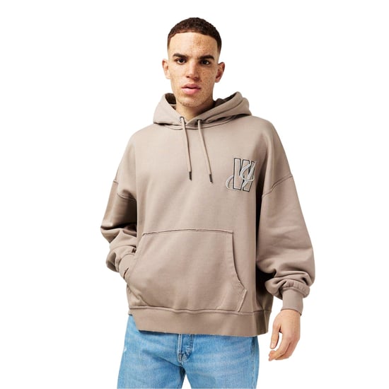 Jack Wills Herenhoodie met verlaagde schouders, relaxte pasvorm en trekkoord (Maansteen) - Image 4