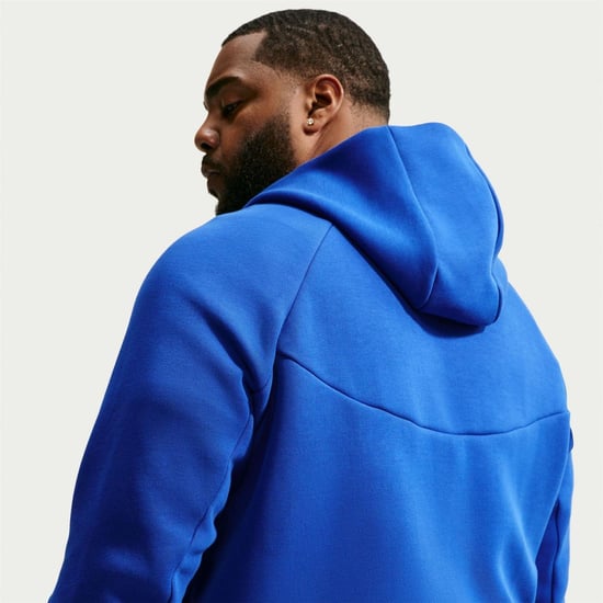 Nike Heren-hoodie met ritssluiting en chevronpatroon (Retro Koninklijk) - Image 5