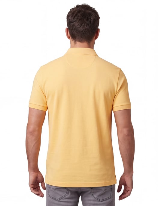 Katoenen BOSS Passenger polo slim fit effen oranje - Image 2