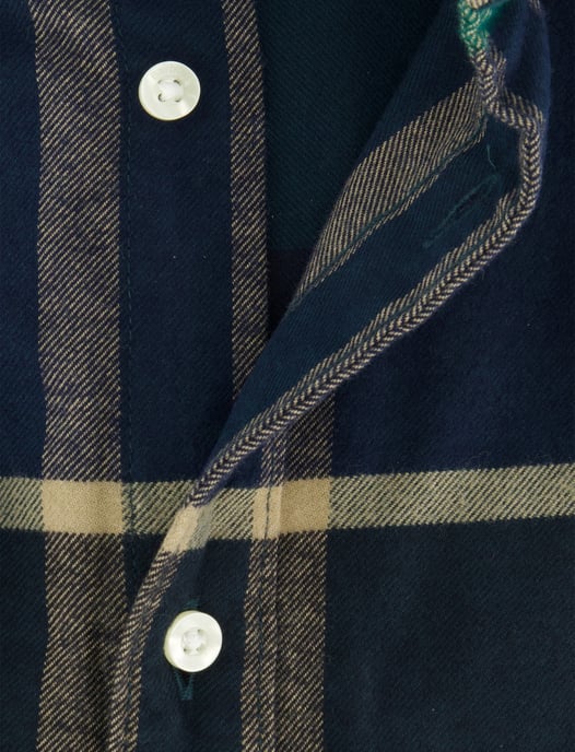 Katoenen overhemd barbour groen geprint slim fit - Image 4