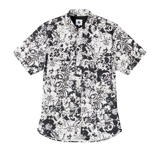 Pretty Green Heren Molineux Regular-shirt met korte mouwen (Zwart, Wit) - Image 2