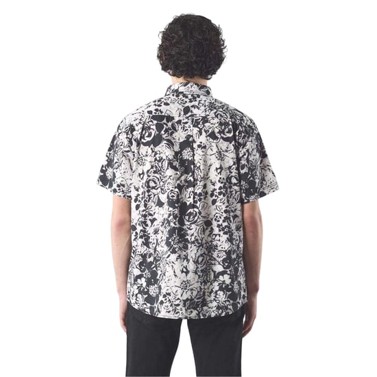 Pretty Green Heren Molineux Regular-shirt met korte mouwen (Zwart, Wit) - Image 3