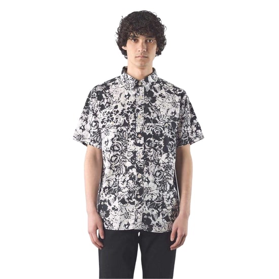 Pretty Green Heren Molineux Regular-shirt met korte mouwen (Zwart, Wit) - Image 4