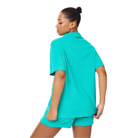 Jack Wills Set bestaande uit een shirt en een korte broek van badstof met een relaxte pasvorm voor dames (Smaragd) - Image 3