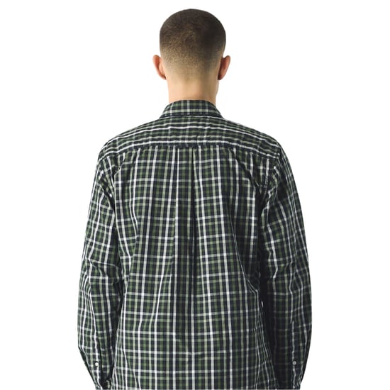 Pretty Green Herenoverhemd met Pelton-ruitjespatroon (Zwart) - Image 2