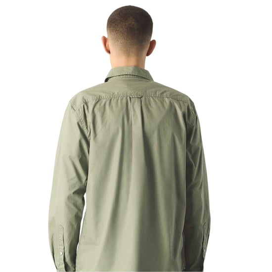 Pretty Green Brentwood-overhemd met lange mouwen voor heren (Groen) - Image 3