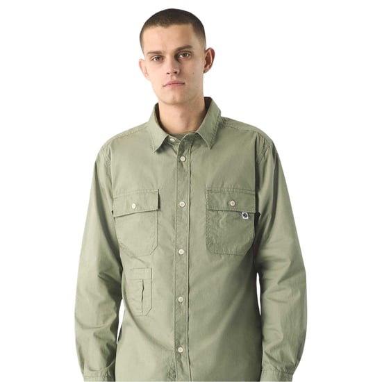 Pretty Green Brentwood-overhemd met lange mouwen voor heren (Groen) - Image 4