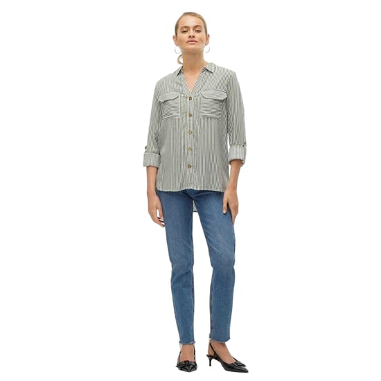 Vero Moda Dames-shirt met lange mouwen, standaardpasvorm (Laurierkrans) - Image 1