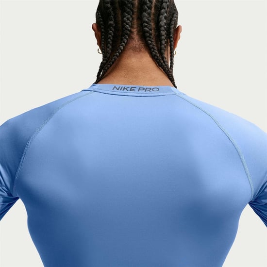 Nike Heren Pro Core T-shirt met lange mouwen (Indigo) - Image 3