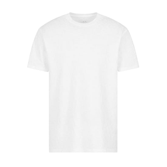 Armani Exchange Heren Textured Crew Neck Regular T-shirt (Gebroken wit) - Image 2