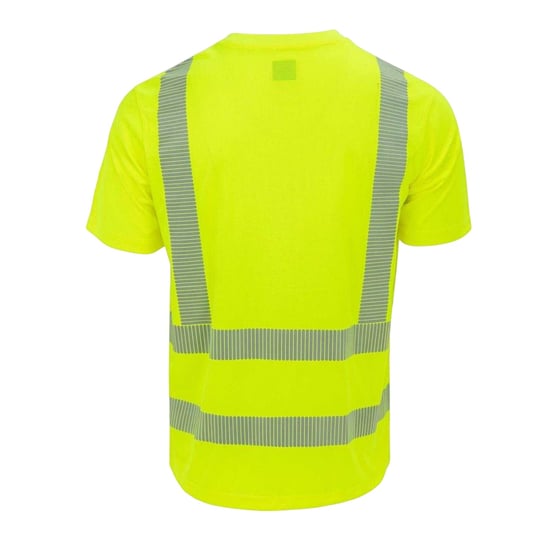 Dunlop Lichtgewicht Hi-Vis T-shirt voor heren (Geel) - Image 2