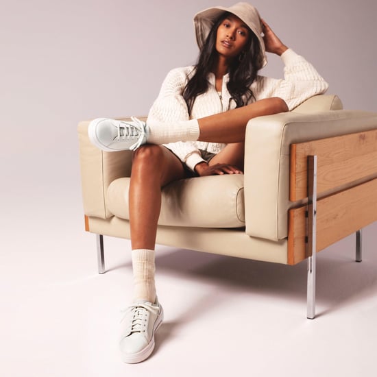 Hollyhock Walk Off White Lea Sneakers - Image 2