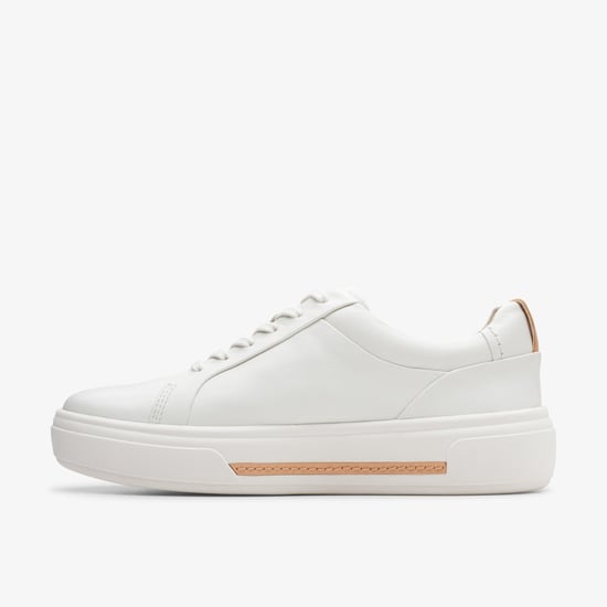 Hollyhock Walk Off White Lea Sneakers - Image 3