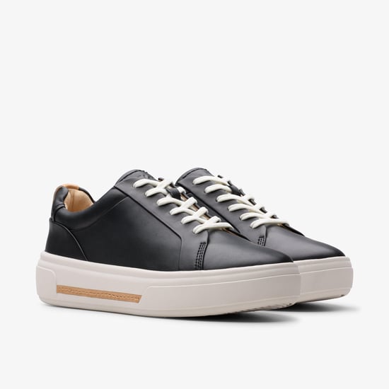 Hollyhock Walk Zwarte Leren Sneakers - Image 5
