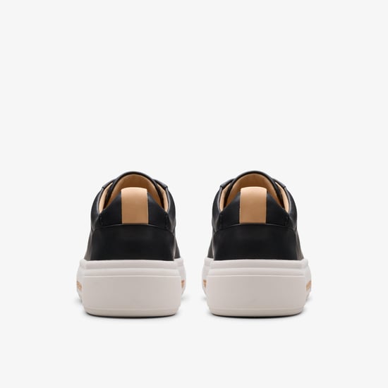 Hollyhock Walk Zwarte Leren Sneakers - Image 6