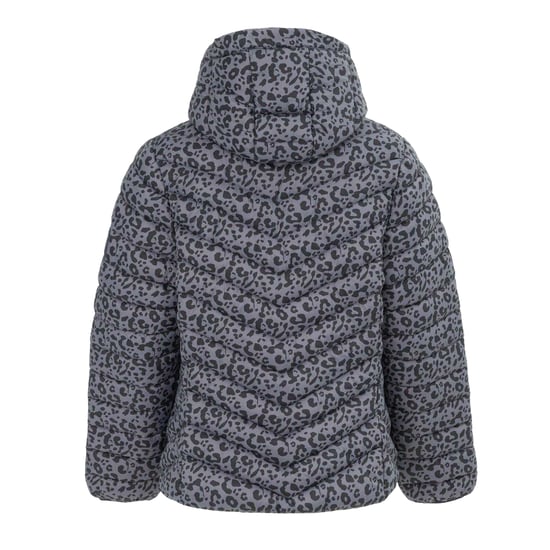 SoulCal Dames-pufferjas van nylon met bubbelpatroon en dierenprint (Grijs) - Image 2