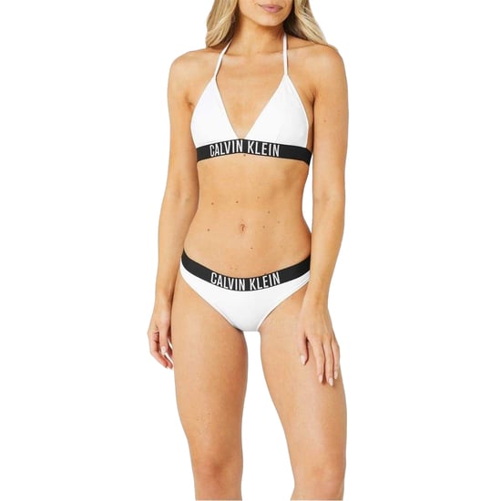Calvin Klein Klassieke effen bikinibroekjes voor dames (Wit) - Image 1