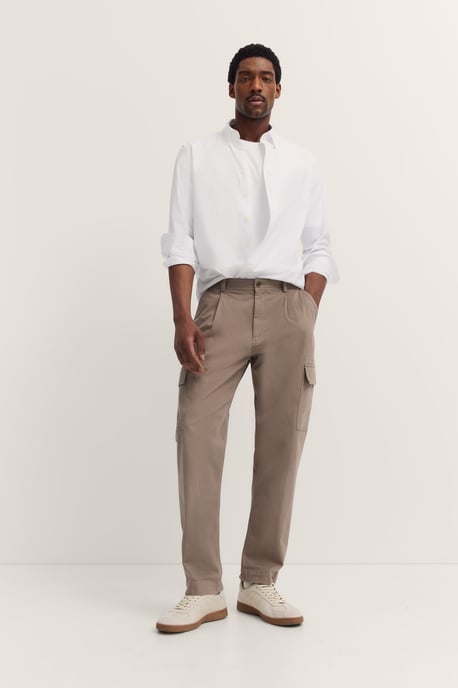 Bugatti Herren Cargobroek Tapered Fit met Soft Touch - Image 4