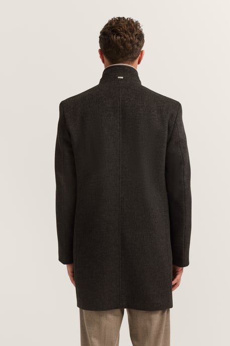 Bugatti Herren Staande kraagjas Modern Fit van een wolmix - Image 2