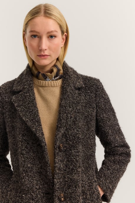 Bugatti Damen Korte jas met Flexcity Stretch in bouclé-kwaliteit - Image 5