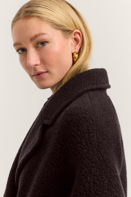 Bugatti Damen Wollen jas in regular fit en oversized look met reverskraag - Image 5