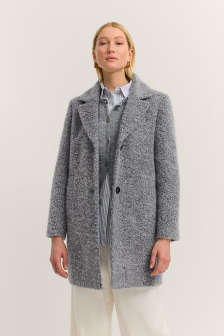 Bugatti Damen Korte jas met Flexcity Stretch in bouclé-kwaliteit - Image 1