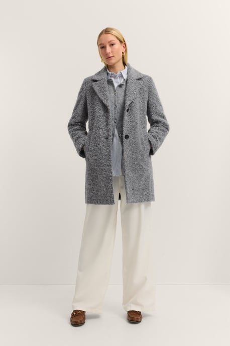 Bugatti Damen Korte jas met Flexcity Stretch in bouclé-kwaliteit - Image 4