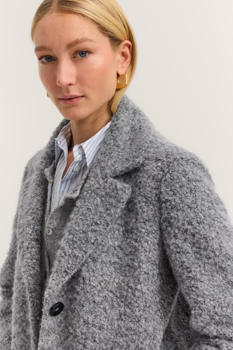 Bugatti Damen Korte jas met Flexcity Stretch in bouclé-kwaliteit - Image 5