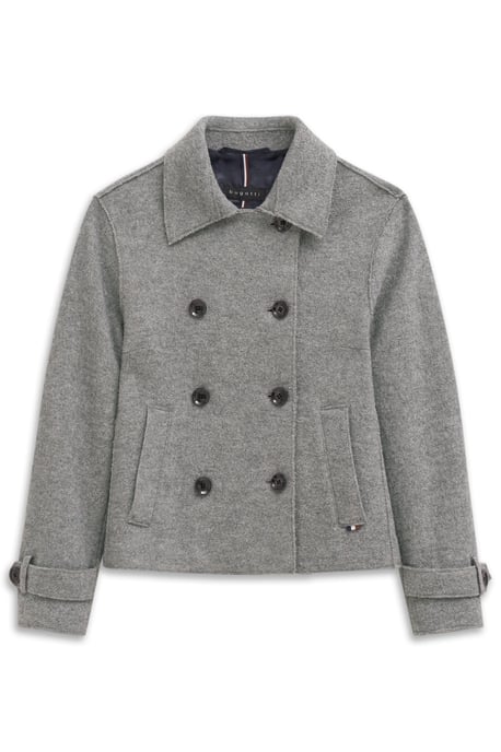 Bugatti Damen Wollen jas in loose fit met opengewerkte gekookte wol - Image 3
