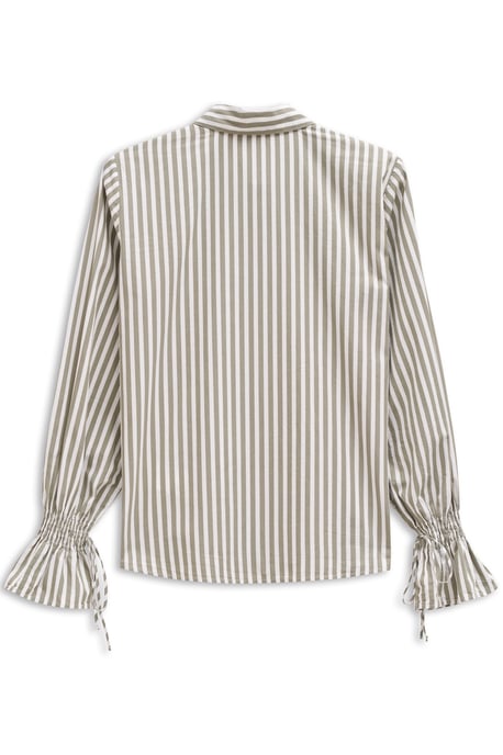 Bugatti Damen Vrijetijdsblouse met gerimpelde manchetten en overhemdkraag - Image 5