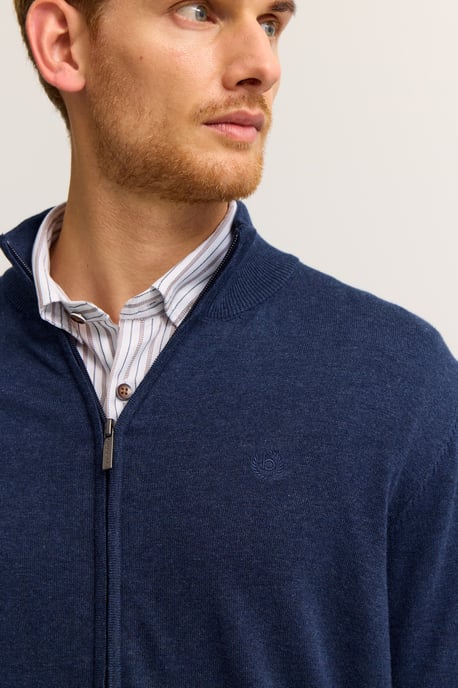 Bugatti Herren Katoenen vest met opstaande kraag - Image 3