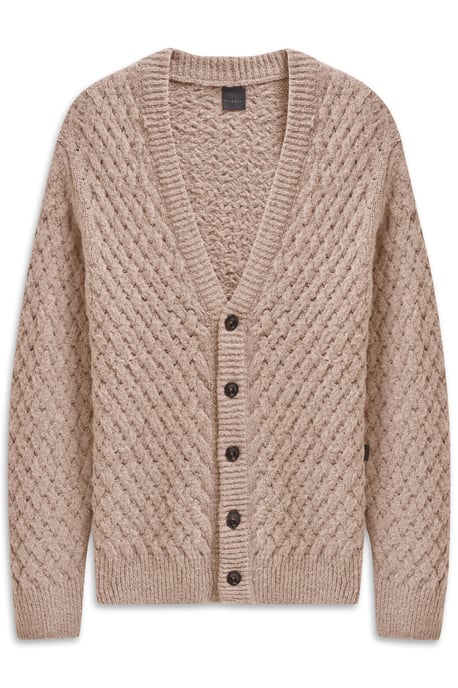 Bugatti Herren Vest met V-hals en vlechtlook - Image 3