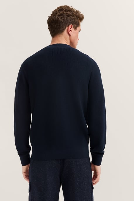 Bugatti Herren Vest met V-hals en geribde structuur - Image 2