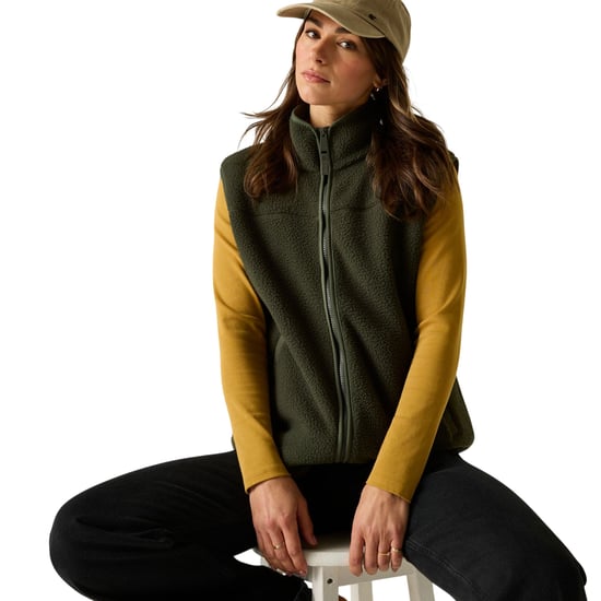 Regatta Dames/Dames Frankie Borg Bodywarmer (Donkere Khaki) - Image 6