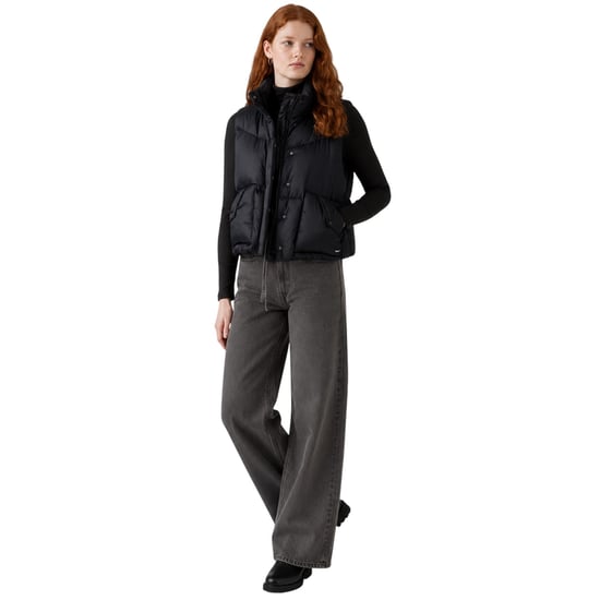 Levis Western-vest met bolle pasvorm voor dames (Zwart) - Image 1