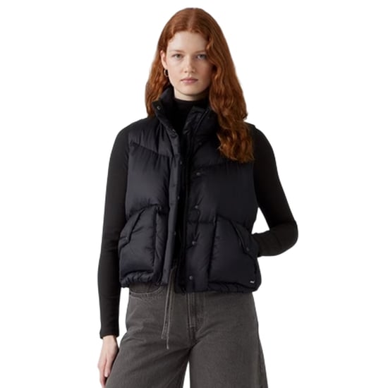 Levis Western-vest met bolle pasvorm voor dames (Zwart) - Image 2