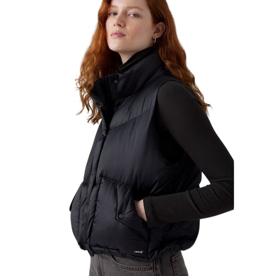 Levis Western-vest met bolle pasvorm voor dames (Zwart) - Image 4