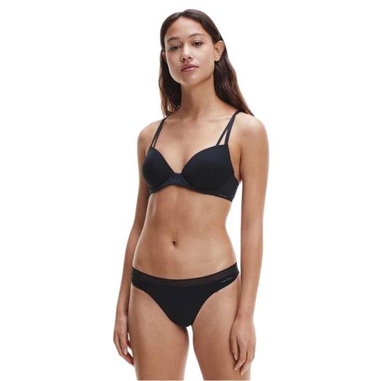 Calvin Klein Demi-beugelbeha voor dames (Zwart) - Image 1