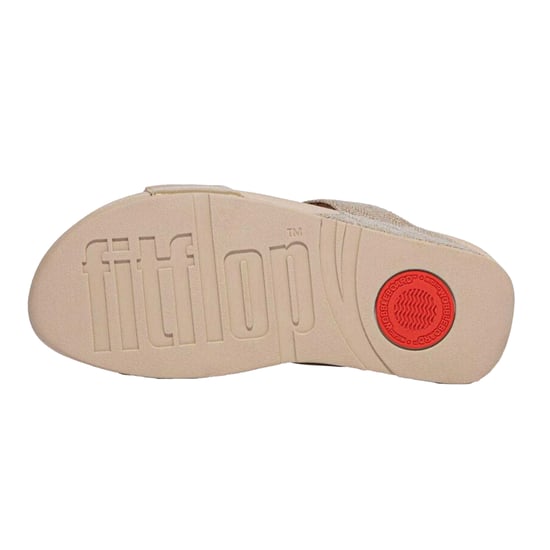 FitFlop Glitz-slippers met dubbele bandjes voor dames (Roze Goud) - Image 4