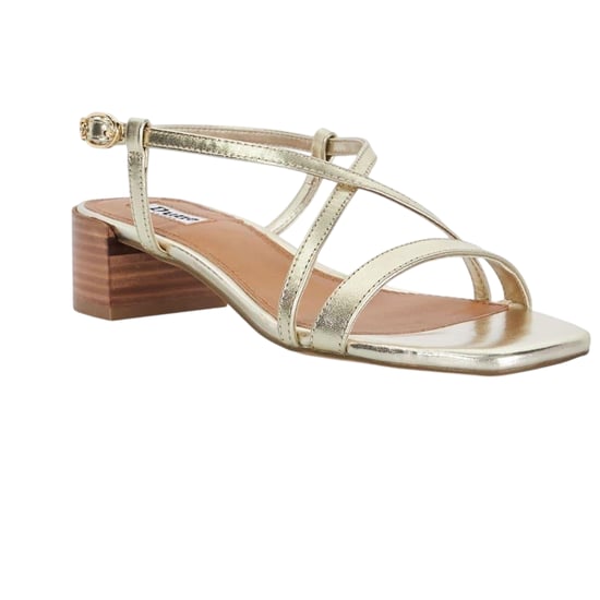 Dune London Jaskell sandalen met lage blokhak voor dames (Goud) - Image 2