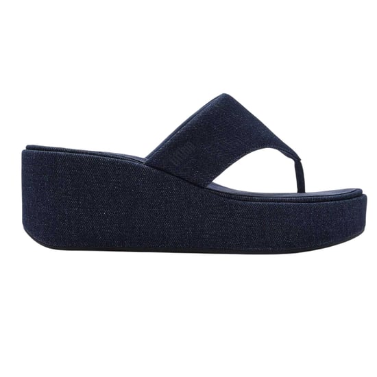 Fit Flop Denim-sandalen met sleehak voor dames (Donkere Denim) - Image 2