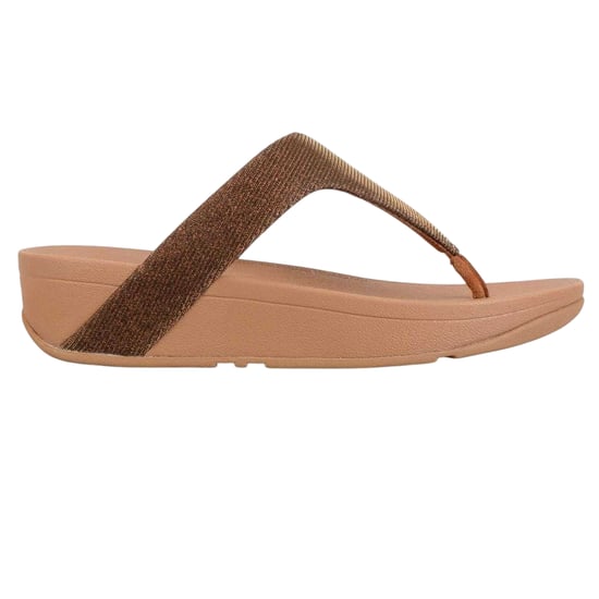 FitFlop Dames-sandalen Lottie met glinsterende bandjes (Brons) - Image 1